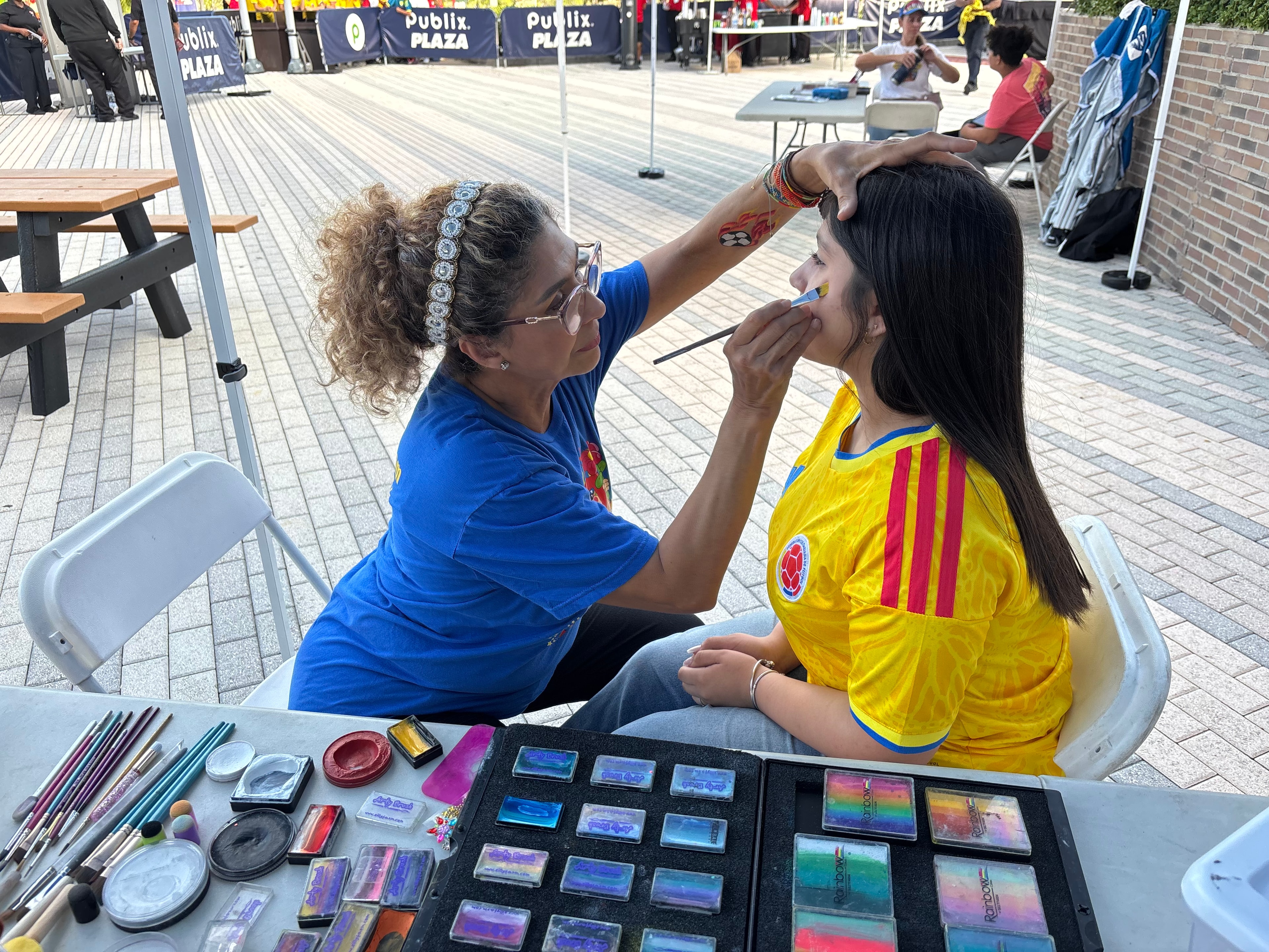 OOOPSY Face Painting Team at festival event
