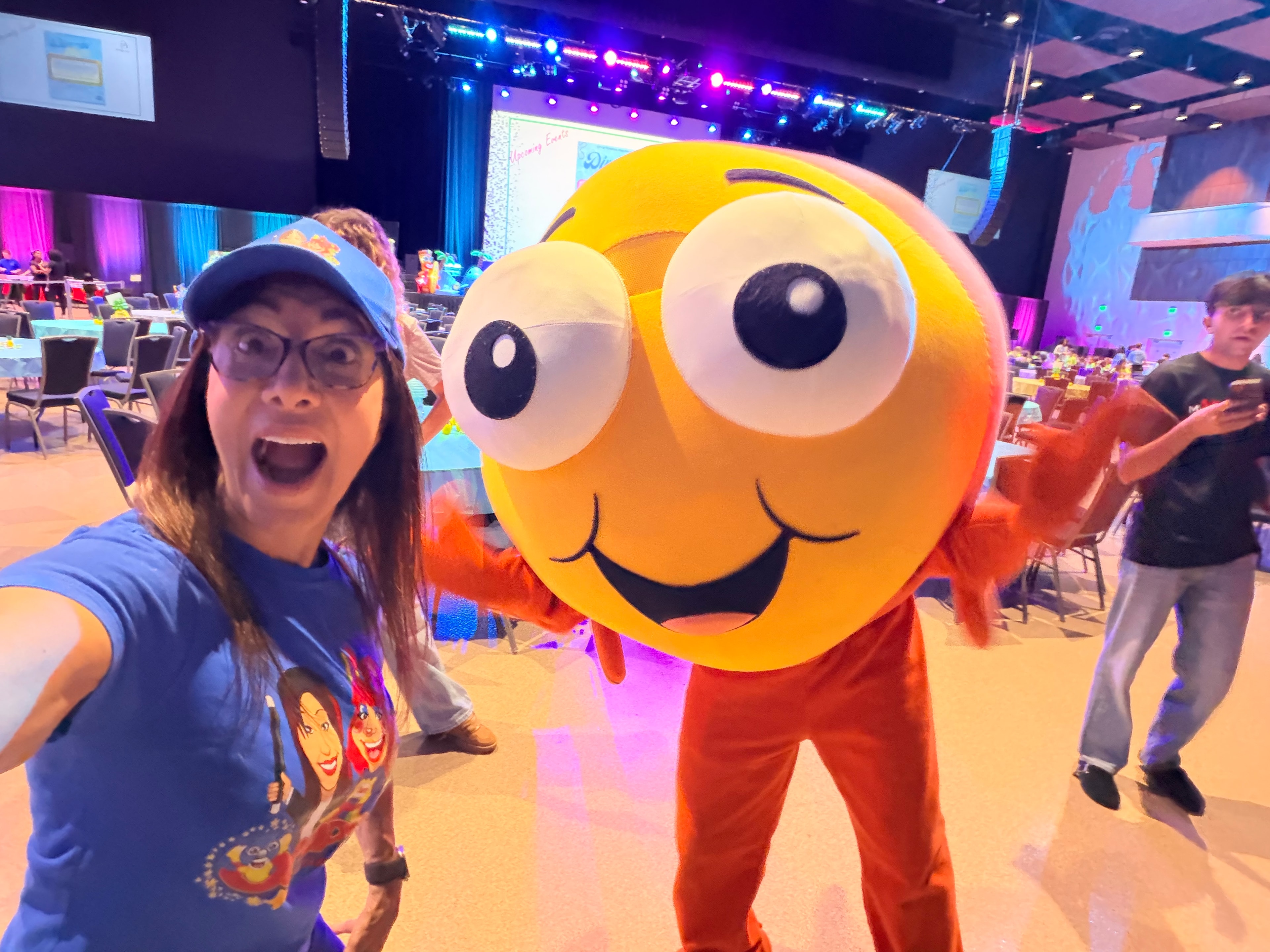 OOOPSY Entertainment mascot character at live event
