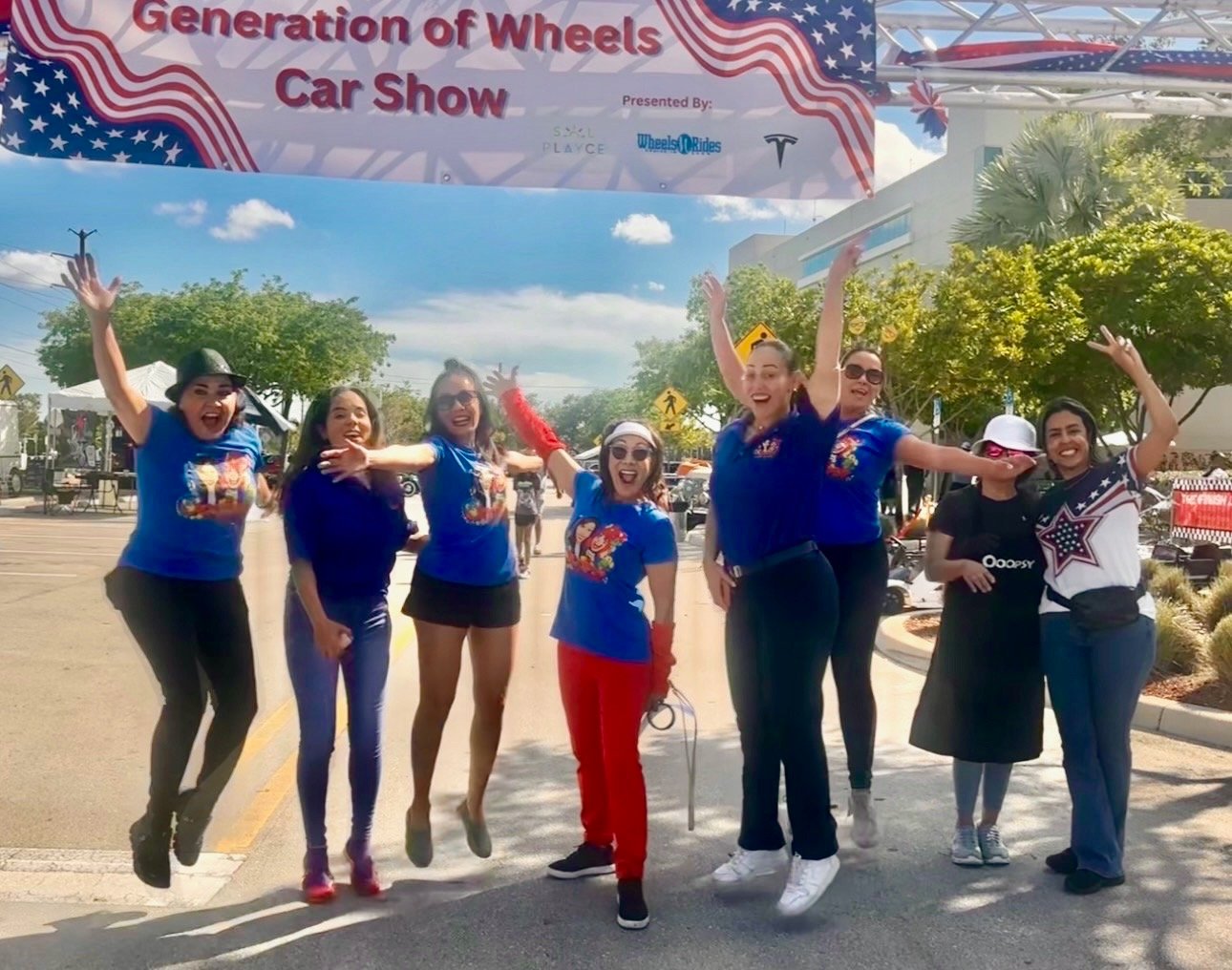 OOOPSY face painting team at South Florida event
